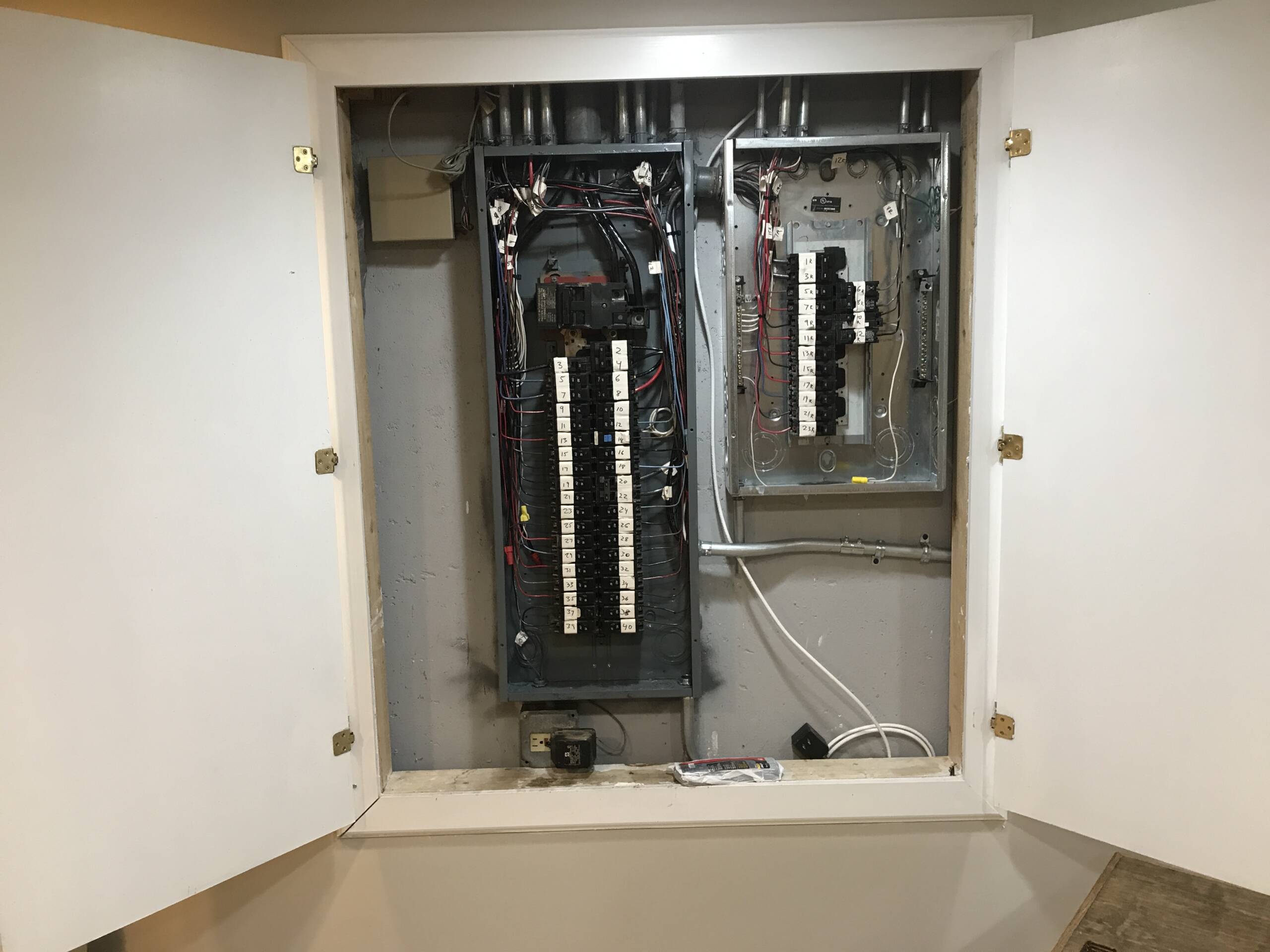 Rebuilding an electrical panel